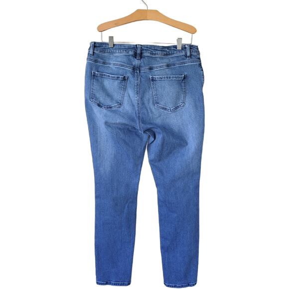 J Mclaughlin Treva Jeans Size 10 Slim Fit Ankle Length Zip Pocket - Picture 4 of 9